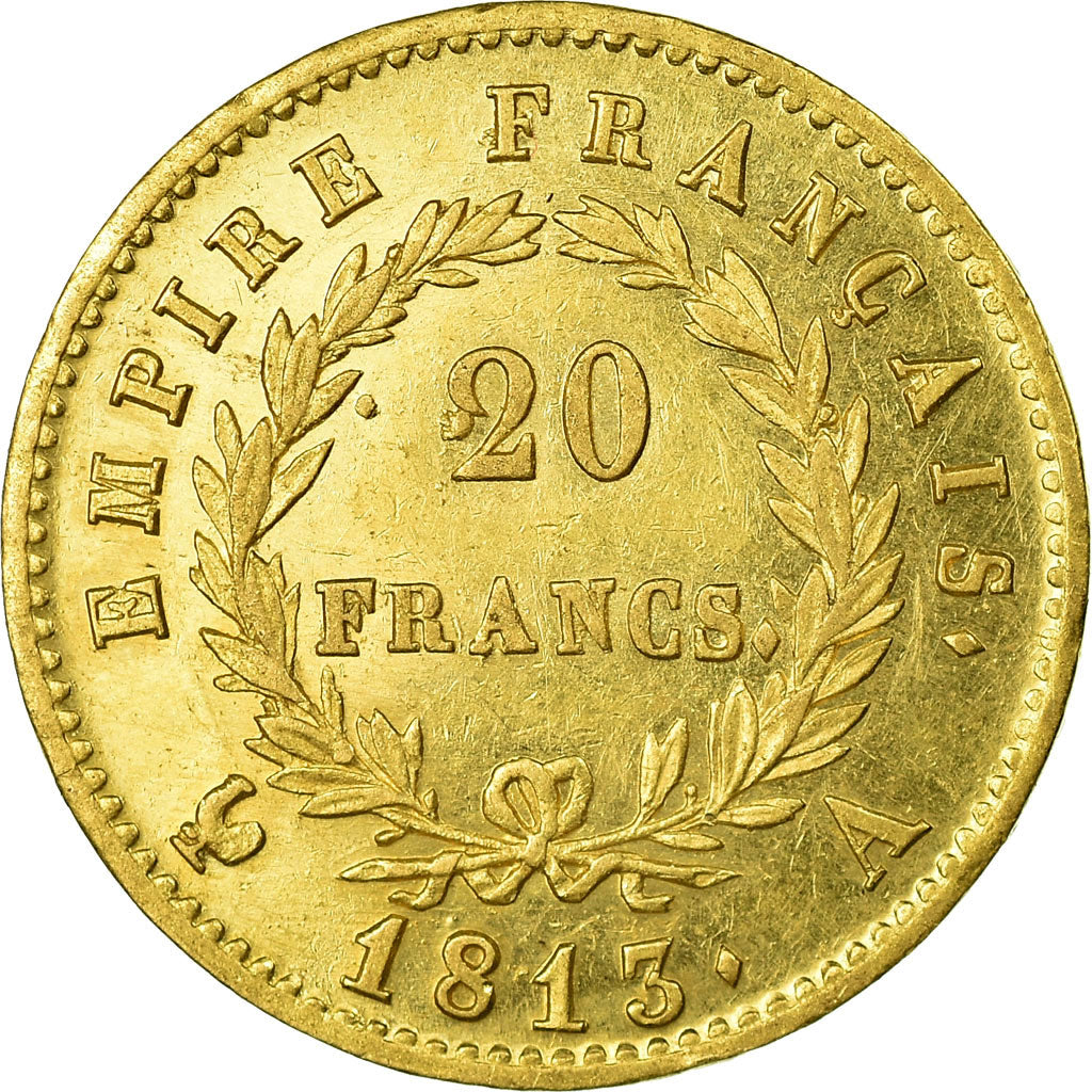 Moneda, Francia, Napoléon I, 20 Francs, 1813, Paris, EBC, Oro, KM:695.1
