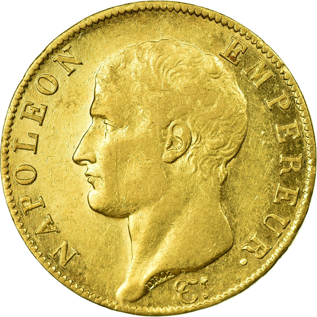 Moneta, Francja, Napoléon I, 40 Francs, AN 13, Paris, VF(20-25), Złoto