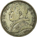 Coin, ITALIAN STATES, PAPAL STATES, Pius IX, 2 Lire, 1869, VF(30-35), Silver