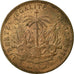 Moneda, Haití, Centime, 1886, Paris, EBC, Bronce, KM:48