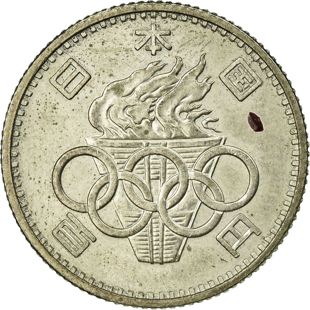 Coin, Japan, Hirohito, 100 Yen, 1964, Tokyo, AU(55-58), Silver, KM:79