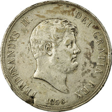 Coin, ITALIAN STATES, NAPLES, Ferdinando II, 120 Grana, 1856, VF(20-25), Silver