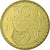 Moeda, Ruanda, 50 Francs, 1977, Paris, ENSAIO, MS(65-70), Latão, KM:E7