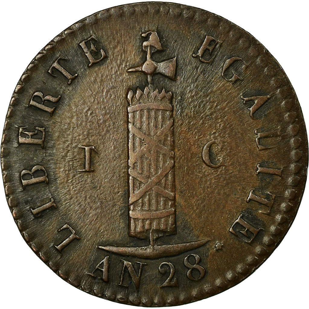 Coin, Haiti, Centime, 1830, EF(40-45), Copper, KM:A21