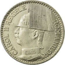 Romania, Carol II, 50 Lei, 1937, AU(55-58), Nickel, KM:55