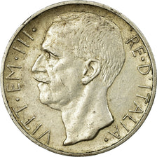 Coin, Italy, Vittorio Emanuele III, 10 Lire, 1927, Rome, EF(40-45), Silver