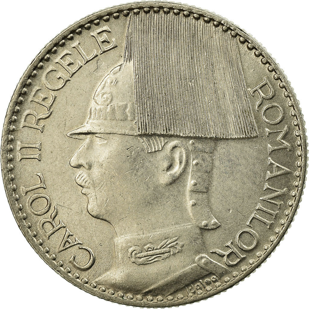 Coin, Romania, Carol II, 50 Lei, 1937, AU(55-58), Nickel, KM:55
