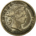 Coin, Spain, Isabel II, 40 Centimos, 1868, VF(30-35), Silver, KM:628.2