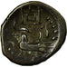 Coin, Cambodia, 2 Pe, 1/2 Fuang, 1847, AU(55-58), Billon, KM:7