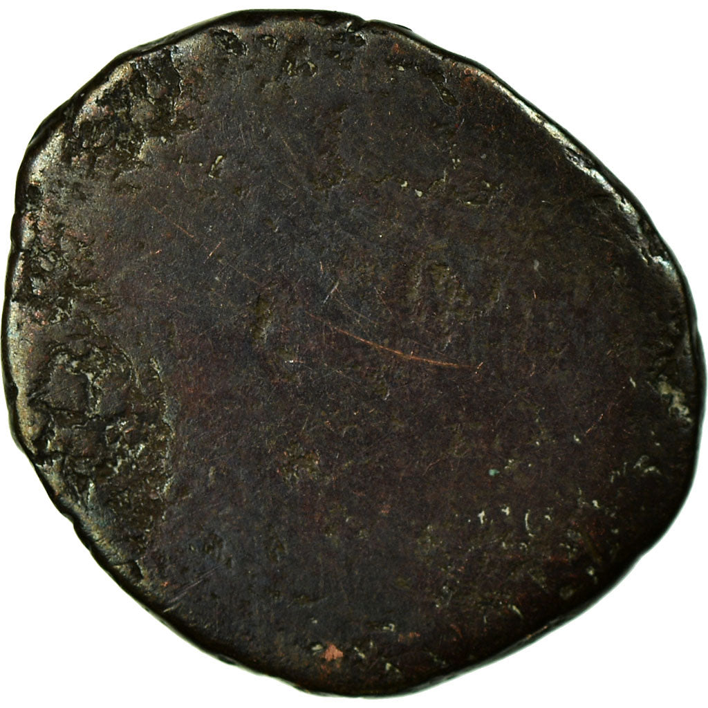 Coin, Cambodia, 2 Pe, 1/2 Fuang, 1847, AU(55-58), Billon, KM:7