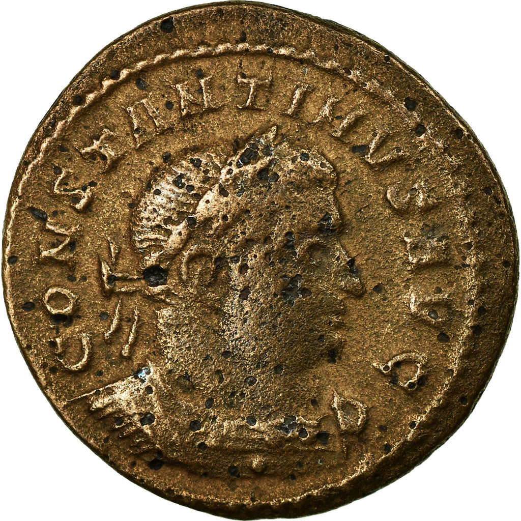 Coin, Constantine I, Nummus, AD 310-311, Trier, VF(30-35), Copper, RIC:899