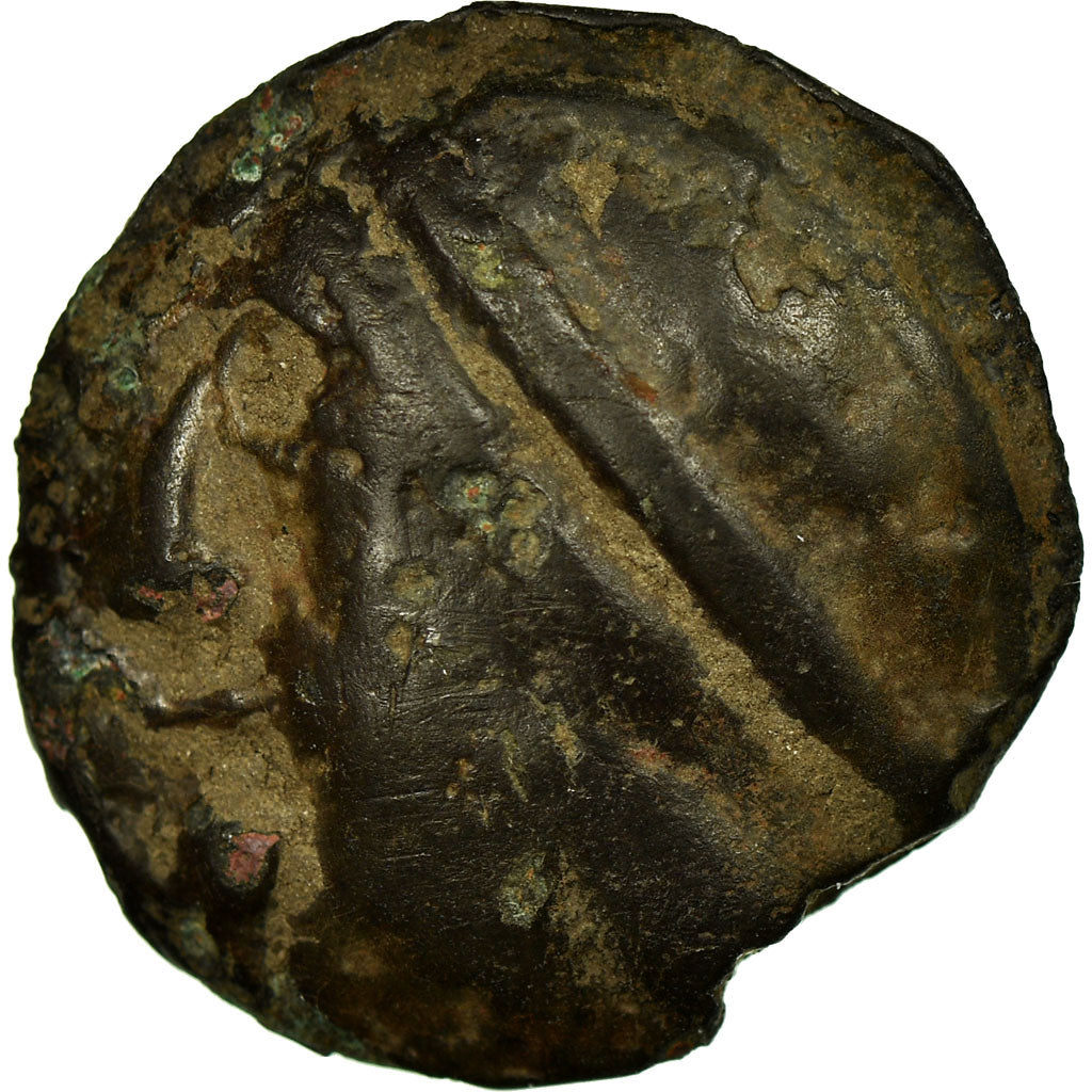 Coin, Sequani, Potin, VF(30-35), Potin, Delestrée:3091
