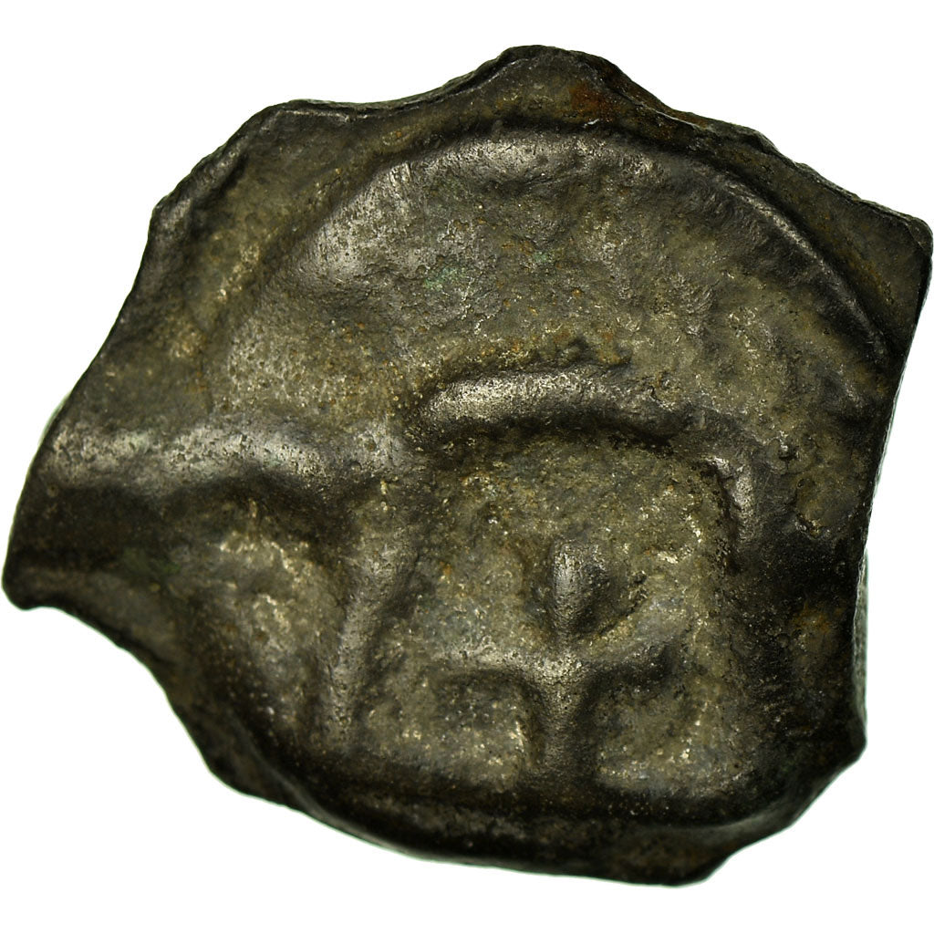 Münze, Leuci, Potin, 75-50 BC, SS, Potin, Delestrée:227