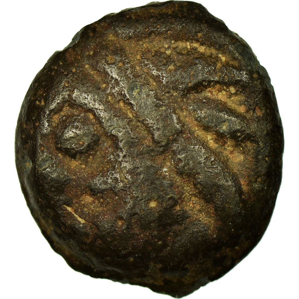 Coin, Leuci, Potin, 75-50 BC, VF(30-35), Potin, Delestrée:227