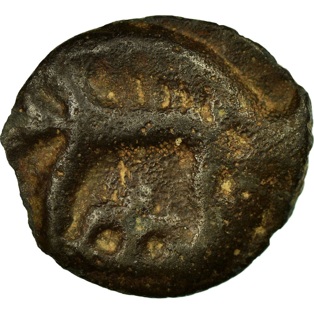 Coin, Leuci, Potin, 75-50 BC, VF(30-35), Potin, Delestrée:227