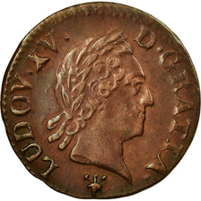 Coin, France, Louis XV, Liard à la vieille tête, Liard, 1770, Reims
