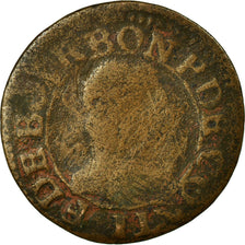 Moneta, STATI FRANCESI, CHATEAU-RENAUD, 2 Deniers, Tournois, MB, Rame, KM:5