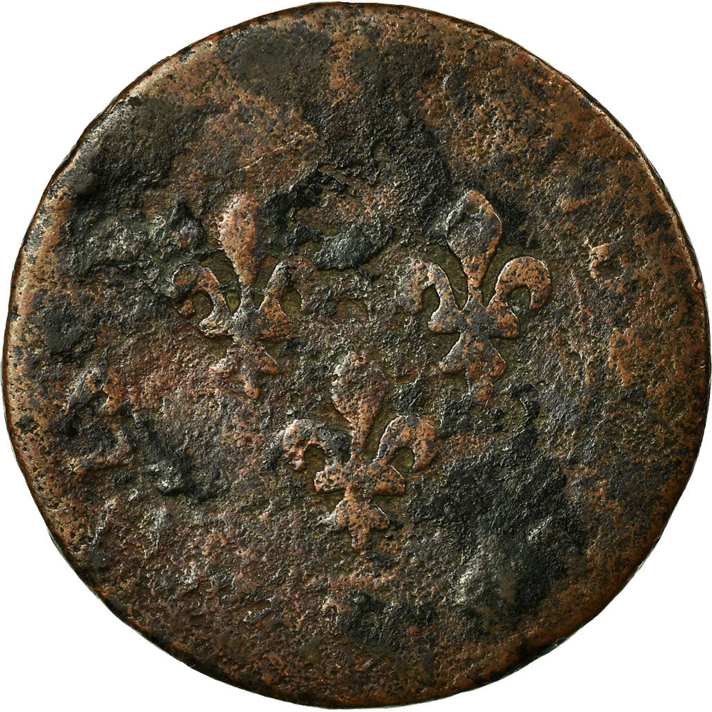 Monnaie, France, Henri IV, Double Tournois, B, Cuivre