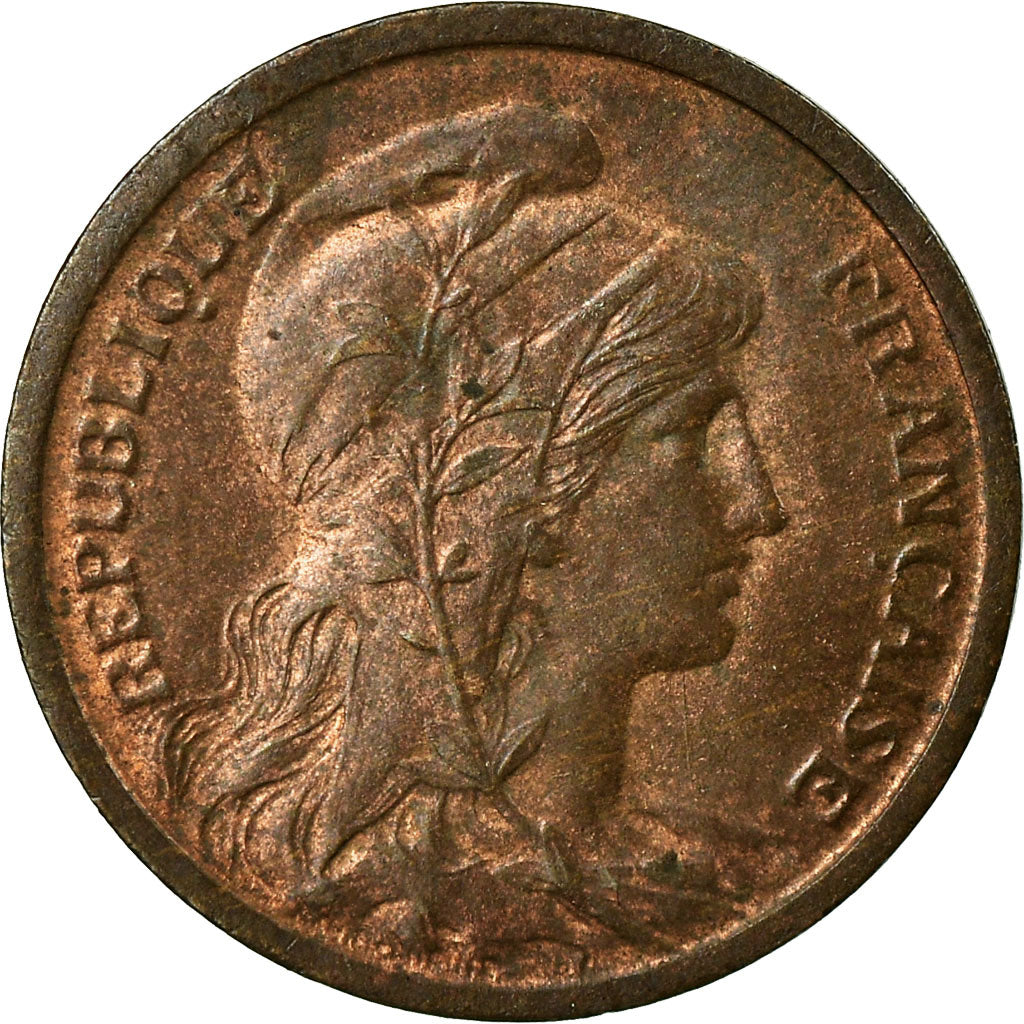 Coin, France, Dupuis, Centime, 1916, Paris, AU(55-58), Bronze, KM:840