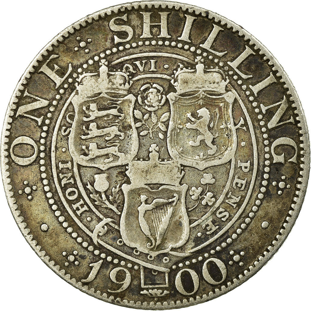 Coin, Great Britain, Victoria, Shilling, 1900, VF(20-25), Silver, KM:780