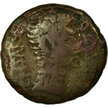 Coin, Augustus, As, 25 BC, Asia Minor, VF(30-35), Bronze, RIC:486