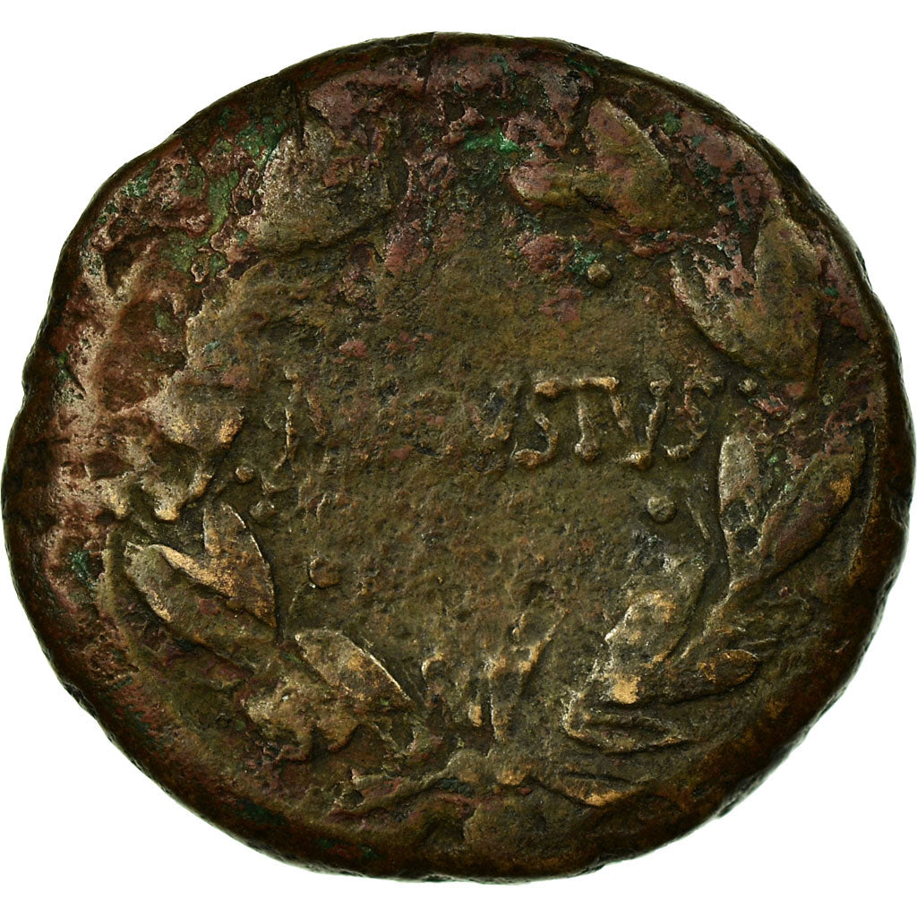 Coin, Augustus, As, 25 BC, Asia Minor, VF(30-35), Bronze, RIC:486