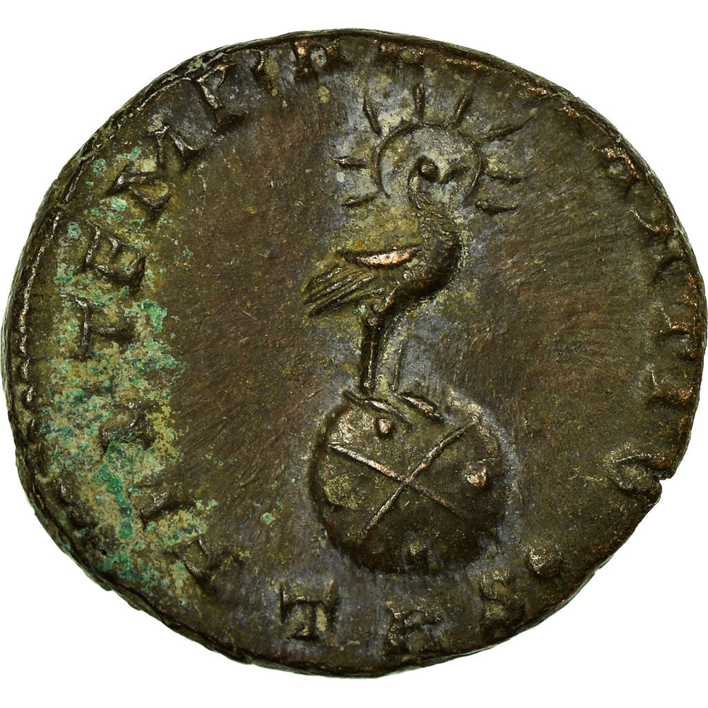 Munten, Constans, Half Maiorina, Trier, ZF, Koper, RIC:234