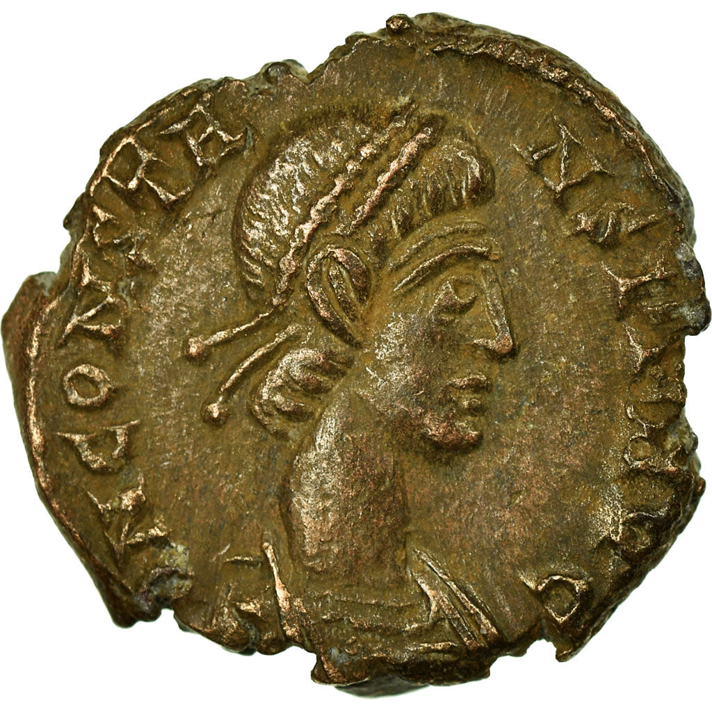 Munten, Constans, Half Maiorina, Trier, ZF, Koper, RIC:234