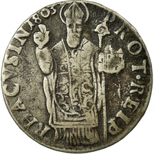 Coin, RAGUSA, Perpero, 1803, Ragusa, VF(30-35), Billon, KM:7