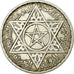 Morocco, Mohammed V, 100 Francs, 1953, Paris, EF(40-45), Silver, KM:52