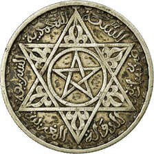 Morocco, Mohammed V, 100 Francs, 1953, Paris, EF(40-45), Silver, KM:52