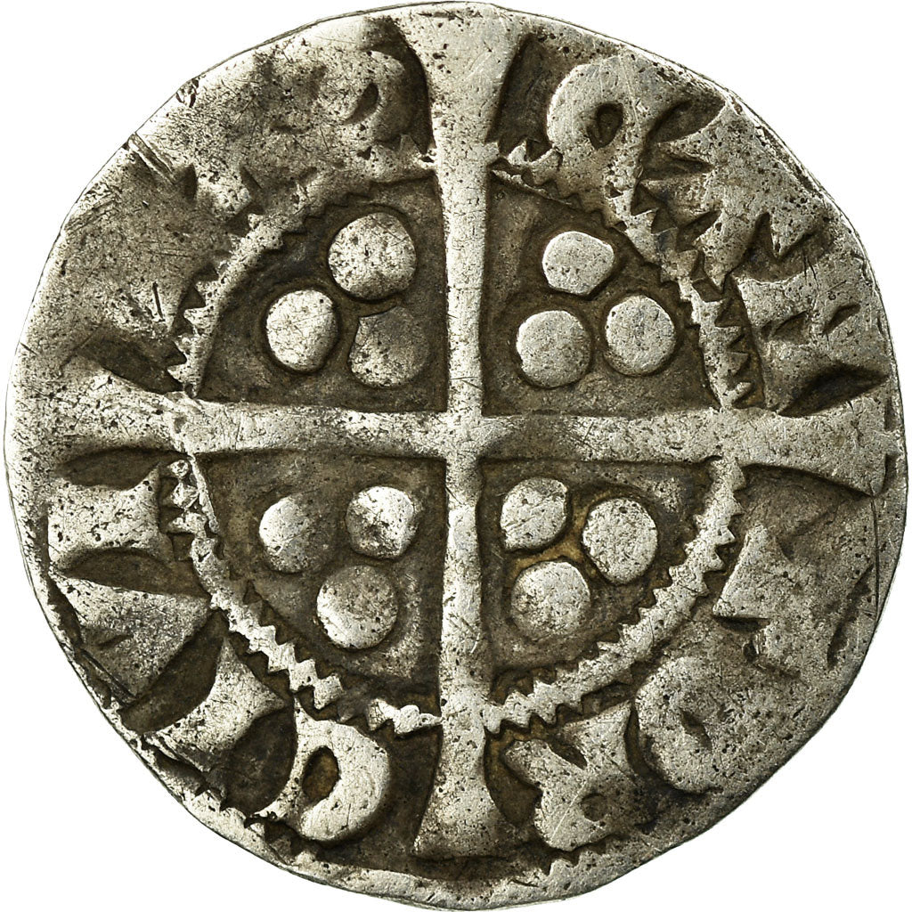 Coin, Great Britain, Edward I, Penny, Canterbury, VF(30-35), Silver