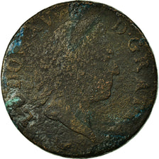 Monnaie, France, Louis XV, Sol à la vieille tête, Sol, 1774, Metz, B+, Cuivre