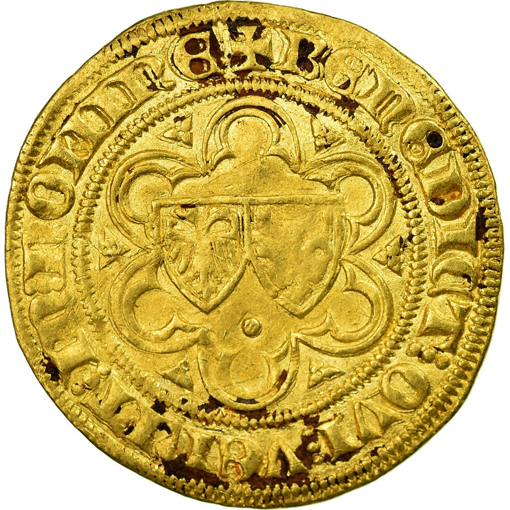 Moneda, Países Bajos, Guillaume I, Florin D'or, XIVth Century, MBC, Oro