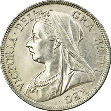 Coin, Great Britain, Victoria, 1/2 Crown, 1899, MS(63), Silver, KM:782
