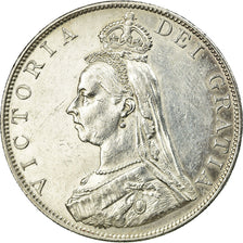 Coin, Great Britain, Victoria, Double Florin, 1887, MS(60-62), Silver, KM:763
