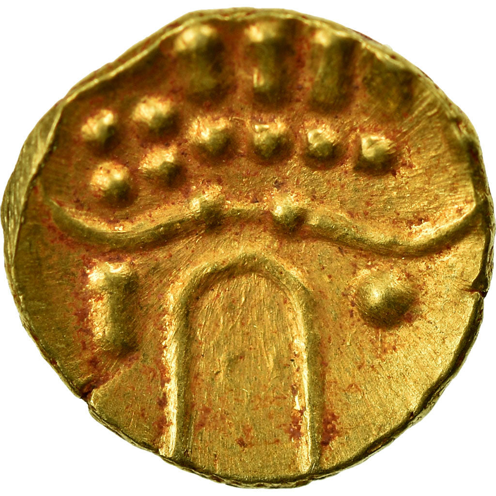 Coin, INDIA-PRINCELY STATES, COCHIN, Fanam, 1795-1850, AU(55-58), Gold, KM:10