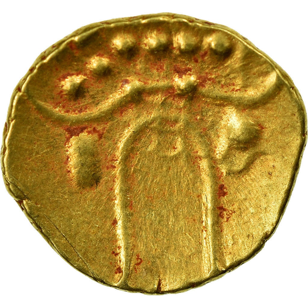 Moneda, INDIA-PRINCIPADOS, COCHIN, Fanam, 1795-1850, EBC, Oro, KM:10