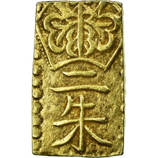 Moeda, Japão, 2 Shu, Nishu Gin, 1860-1869, AU(55-58), Ouro e Prata, KM:18a
