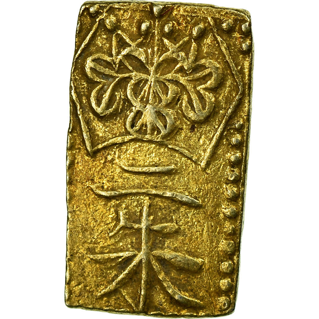 Moneta, Giappone, 2 Shu, Nishu Gin, 1860-1869, SPL-, Oro e argento, KM:18a