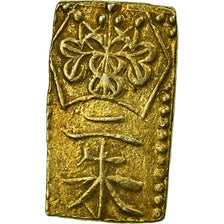 Moneta, Giappone, 2 Shu, Nishu Gin, 1860-1869, SPL-, Oro e argento, KM:18a