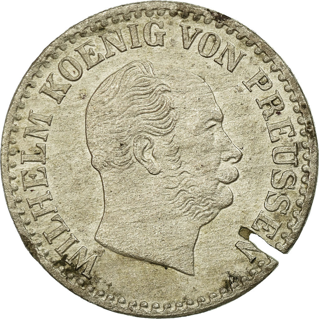 Moneta, Stati tedeschi, PRUSSIA, Wilhelm I, Groschen, 1867, Berlin, MB, Argento