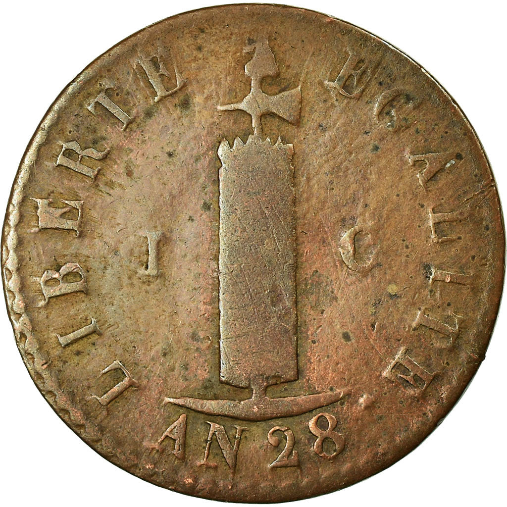 Münze, Haiti, Centime, 1830, S, Kupfer, KM:A21