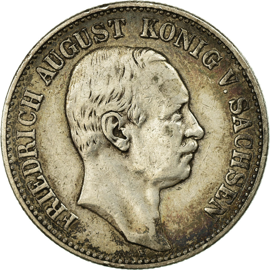 Monnaie, Etats allemands, SAXONY-ALBERTINE, Friedrich August III, 2 Mark, 1905