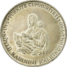 Coin, Turkey, 500 Lira, 1980, AU(50-53), Silver, KM:940.1
