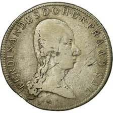 Coin, AUSTRIAN STATES, SALZBURG, Ferdinand, 20 Kreuzer, 1805, VF(30-35), Silver