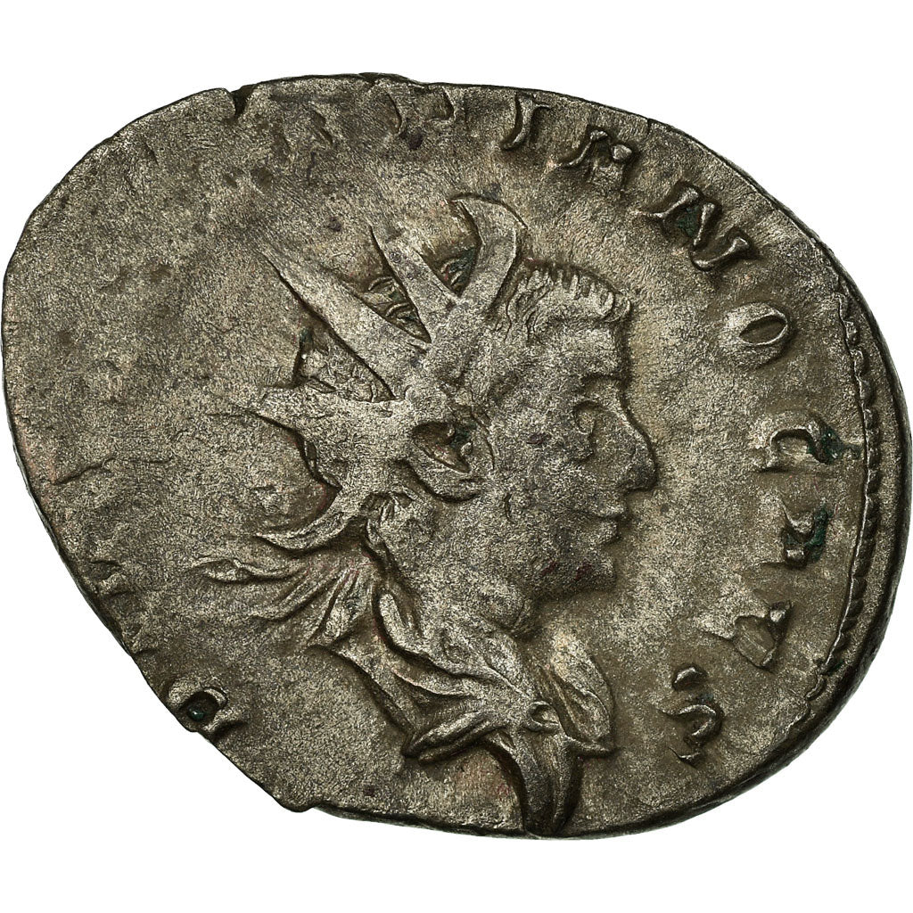 Moneda, Valerian II, Antoninianus, 259-260, Trier, BC+, Vellón, RIC:8