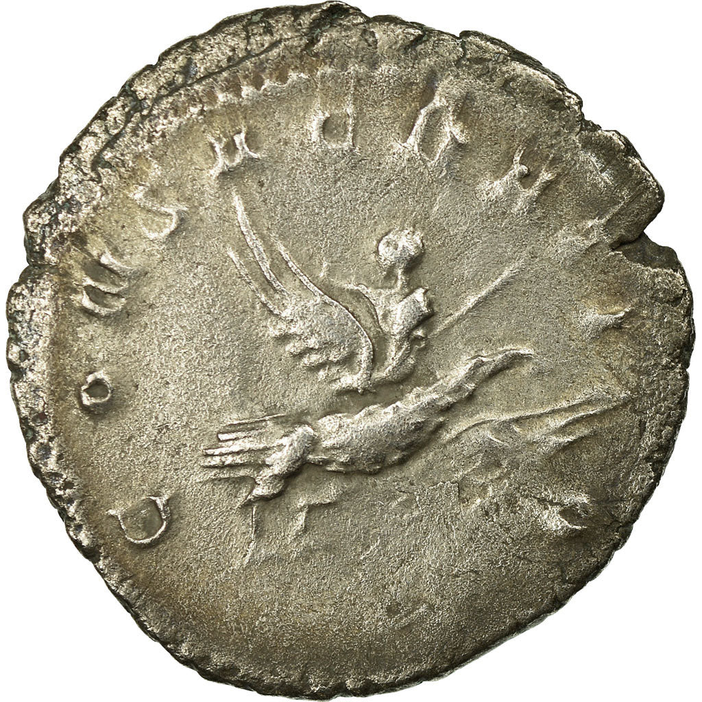 Coin, Valerian II, Antoninianus, 254-255, Trier or Cologne, EF(40-45), Billon