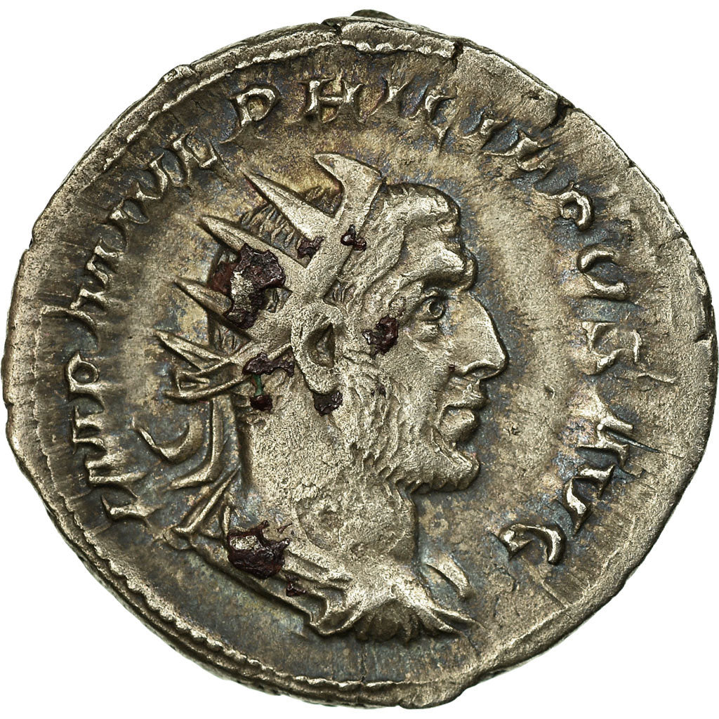Coin, Philip I, Antoninianus, 248-249, Rome, AU(50-53), Billon, RIC:4