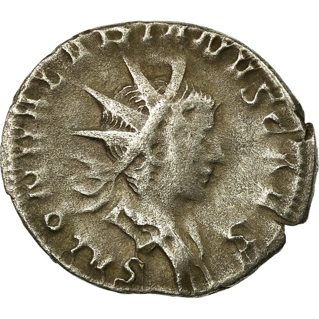 Coin, Saloninus, Antoninianus, Trier or Cologne, AU(55-58), Billon, RIC:9